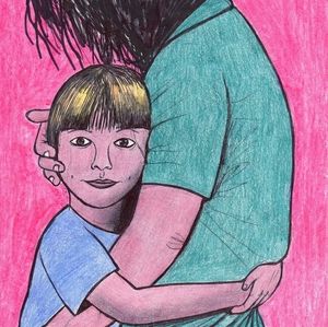 Home decor Art PRINT on paper " A mother's love "